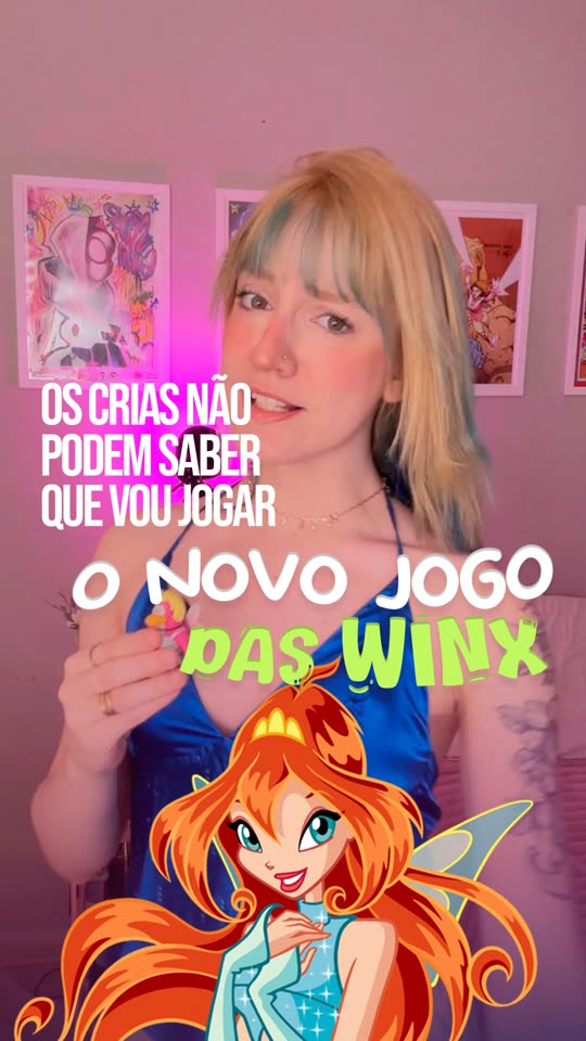 Capa do vídeo sobre o novo jogo das Winx